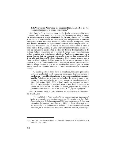 II, 1, 16- LIBRO ARBC vs  VENEZUELA ANTE CIDH  ANALISIS CRITICO 2014