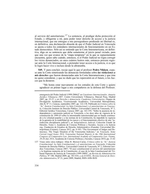 II, 1, 16- LIBRO ARBC vs  VENEZUELA ANTE CIDH  ANALISIS CRITICO 2014