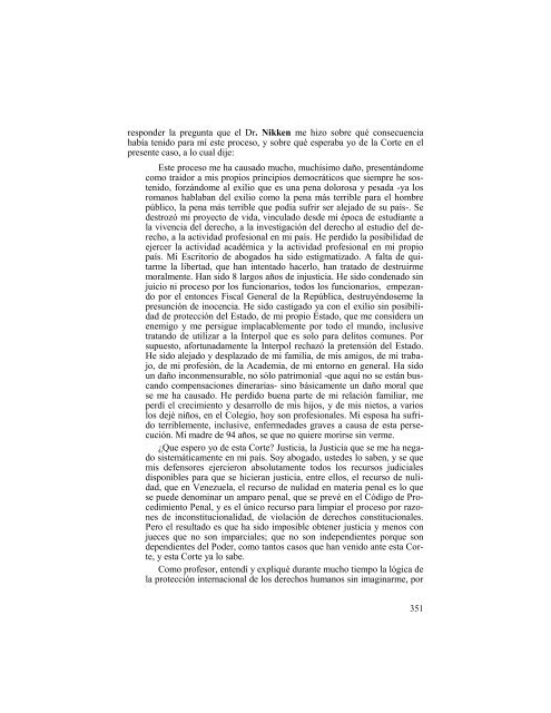 II, 1, 16- LIBRO ARBC vs  VENEZUELA ANTE CIDH  ANALISIS CRITICO 2014