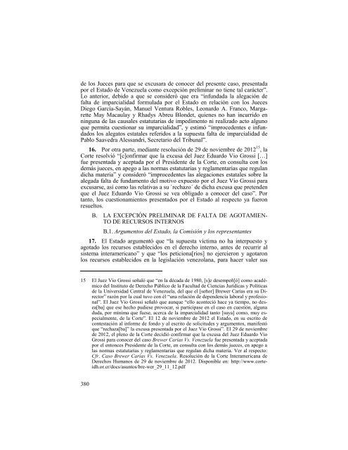 II, 1, 16- LIBRO ARBC vs  VENEZUELA ANTE CIDH  ANALISIS CRITICO 2014