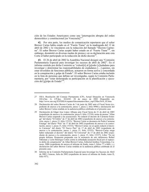 II, 1, 16- LIBRO ARBC vs  VENEZUELA ANTE CIDH  ANALISIS CRITICO 2014