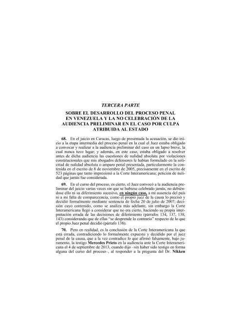 II, 1, 16- LIBRO ARBC vs  VENEZUELA ANTE CIDH  ANALISIS CRITICO 2014