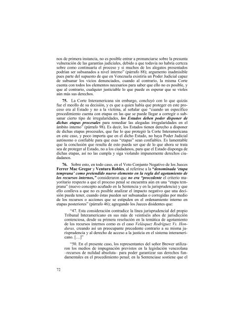 II, 1, 16- LIBRO ARBC vs  VENEZUELA ANTE CIDH  ANALISIS CRITICO 2014