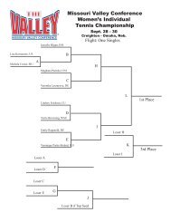 Missouri Valley Conference Women's Individual Tennis Championship