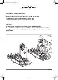 Montageanleitung Zubehör P22_DE - Uebler