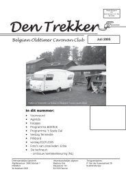 Den Trekker - Belgian Oldtimer Caravan Club