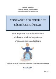 confiance corporelle et cÃ©citÃ© congÃ©nitale - Institut de Formation en ...