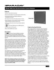 Dual Synchronization Control Module - Siemens Building ...