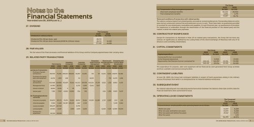 Financial Statements - The United Basalt Products Ltd