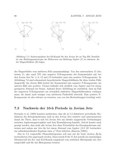 Jupiterelektronen - Institut für Experimentelle und Angewandte ...