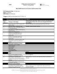 CAA Documentation - Nursing Home Help