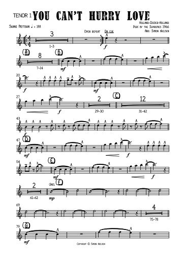 You can't hurry love - bigband - Tenor 1.pdf