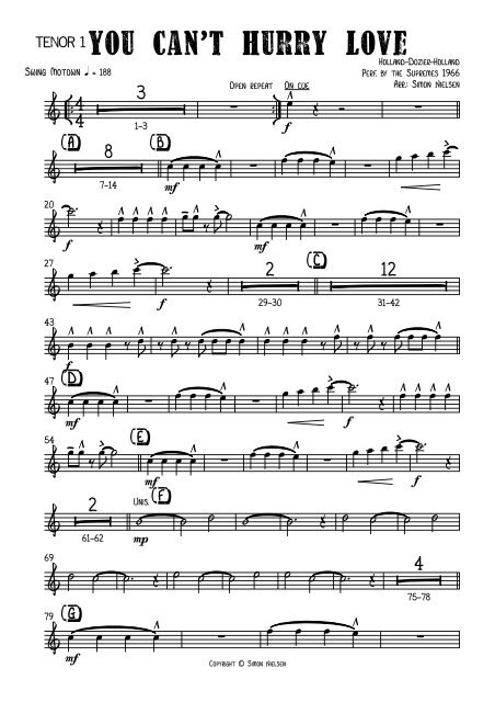 You can't hurry love - bigband - Tenor 1.pdf