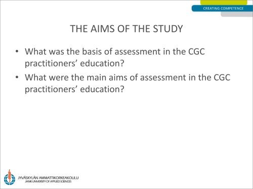 Assessment methods in the career guidance and ... - Nice-network.eu