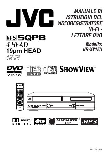 SET UP MENU - Jvc