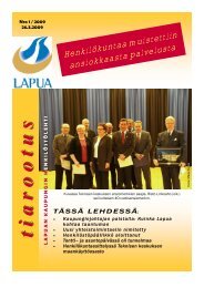 Tiarootus 1.2009 - Lapua