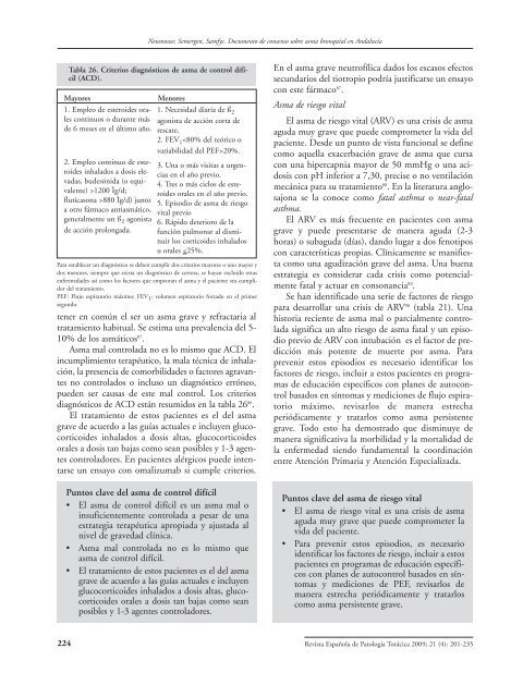 documento de consenso sobre asma bronquial en ... - Neumosur