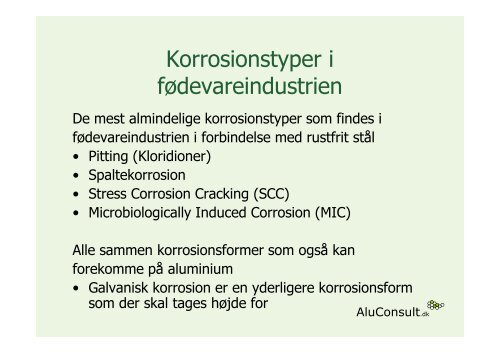 Fordele og ulemper ved brug af aluminium i fødevareindustrien