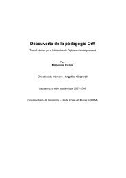 Découverte de la pédagogie Orff - HEMU