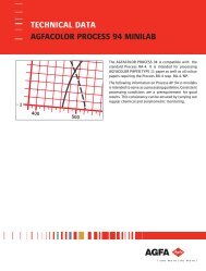 technical data agfacolor process 94 minilab - Aguila Graph ...