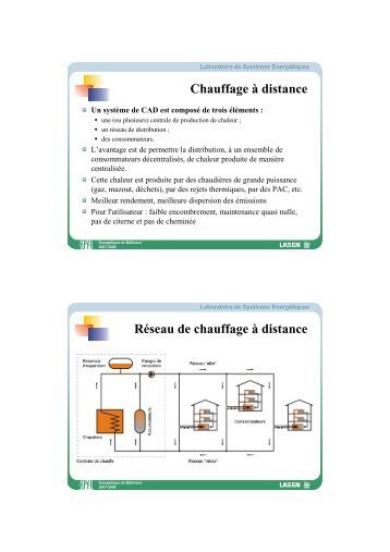 Chauffage Ã  distance de Lausanne