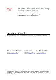 Abschlussbericht (PDF) - userwww.hs-nb.de - Hochschule ...