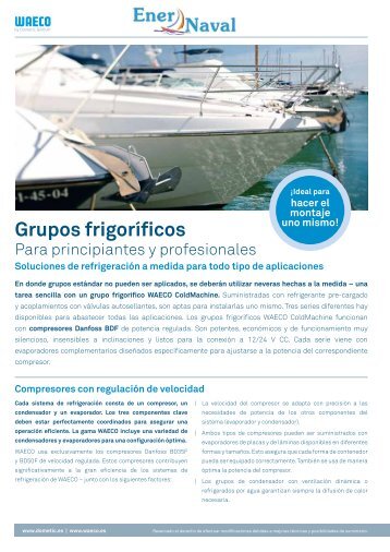 Grupos frigoríficos - EnerNaval Ibérica, SL