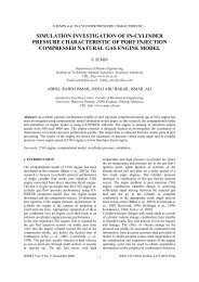 Simulation investigation of in-cylinder pressure - ijssst