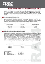 HA-RA D-Chemâ„¢ Chemistry for Agfa - CPAC