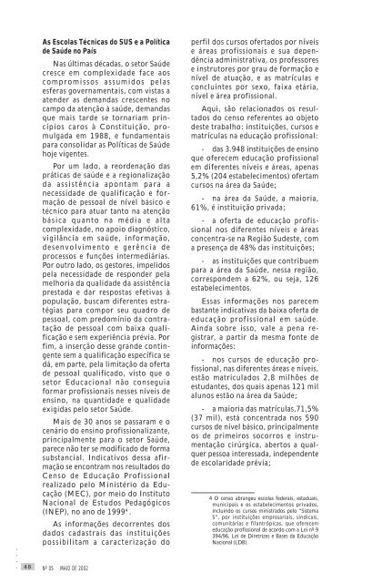 Revista FormaÃ§Ã£o 5 - BVS MinistÃ©rio da SaÃºde