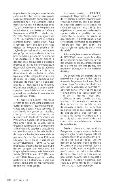 Revista FormaÃ§Ã£o 5 - BVS MinistÃ©rio da SaÃºde