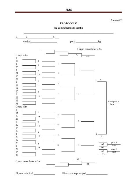 REGLAS INTERNACIONALES DE LUCHA SAMBO (deportivo y ...