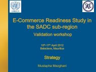 SADC E-Commerce Strategy - ICTA