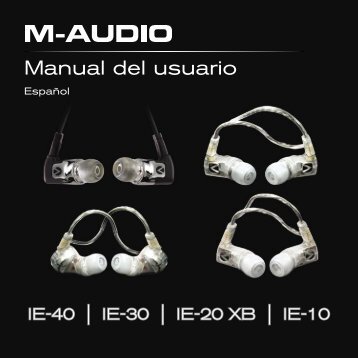 Manual del usuario - M-Audio