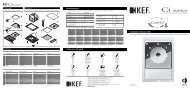 Installation Manual - KEF