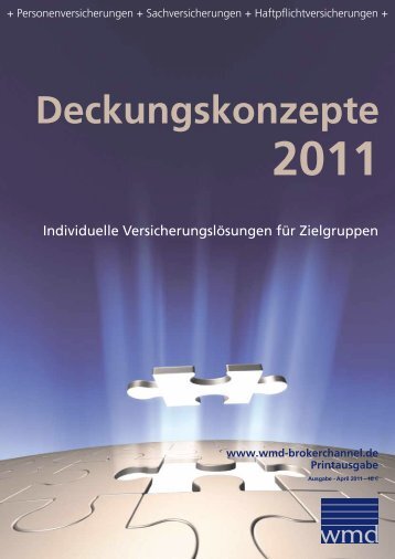 Deckungskonzepte 2011 - WMD Brokerchannel