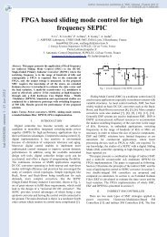 FPGA based sliding mode control for high frequency SEPIC