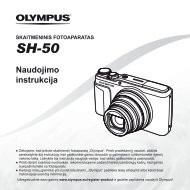 Naudojimo instrukcija SH-50 - Olympus