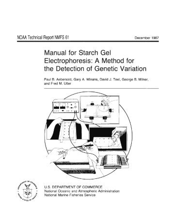 Manual for Starch Gel Electrophoresis: A Method ... - Index of - NOAA