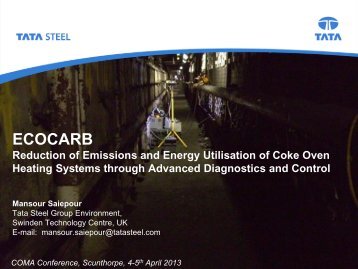 Detection of through-wall leakage - Coke Oven Managers Association