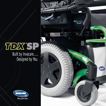 Invacare TDX SP Brochure