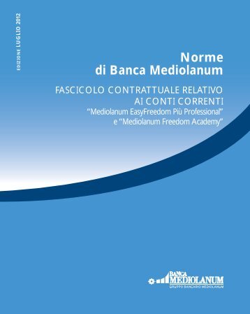 Norme di Banca Mediolanum