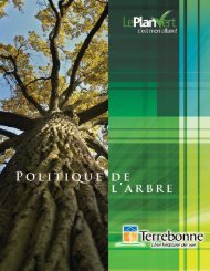Politique de l'arbre (PDF) - Ville de Terrebonne