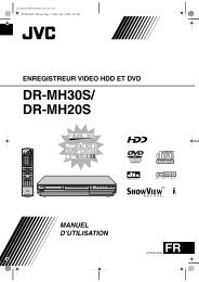 DR-MH30S/ DR-MH20S - Jvc