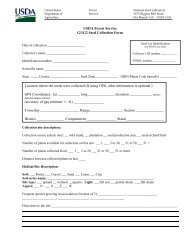 G1 & G2 Seed Collection Form - National Seed Laboratory - USDA ...