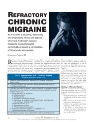 Refractory Chronic Migraine - Robbins Headache Clinic