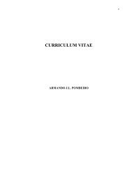 Detailed Curriculum Vitae - Centro de QuÃ­mica Estrutural