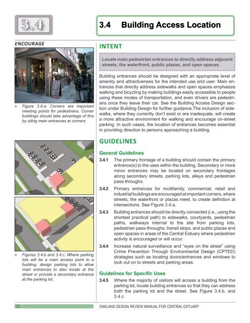 Oakland Design Review Manual for the Central ... - City of Oakland