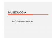 MUSEOLOGIA - Corso di Storia dell'Arte