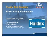 Trailer Roll Stability